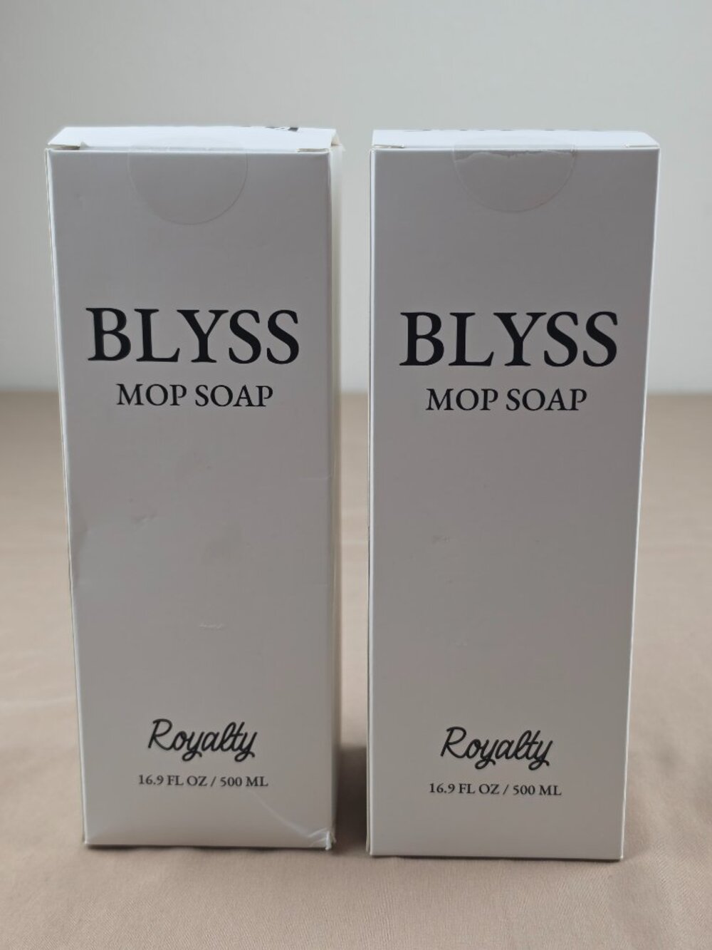 Blyss Mop Soap ROYALTY (Lot Of 2) 16.9 Fluid Oz / 500ml Concentrate